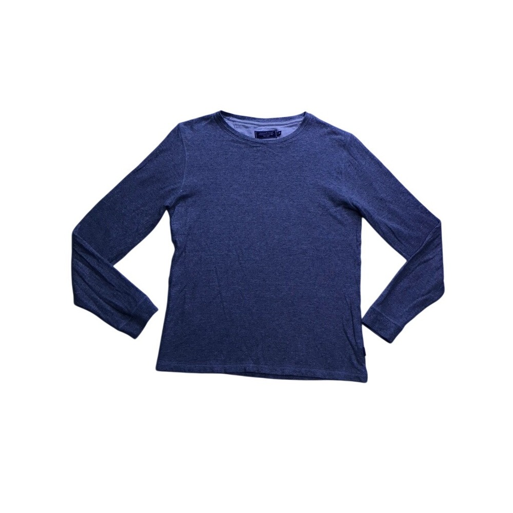 Vineyard Vines Shirt Mens Medium Gray Long Sleeve Cotton Crew Neck Tee
